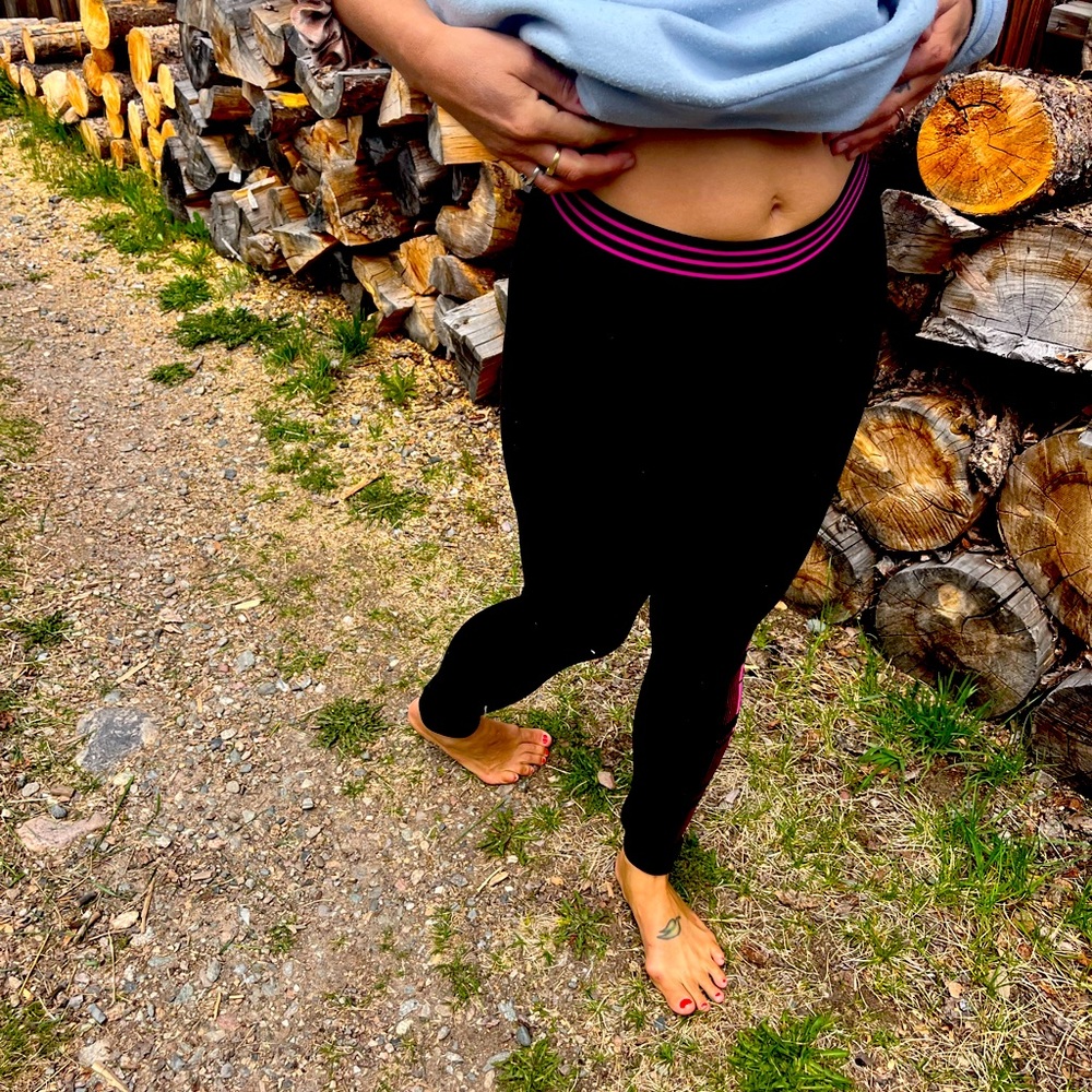 Vintage 80s knit leggings